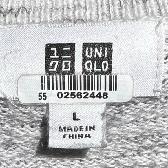 🌻Uniqlo Heathered Wool Blend Long Sleeve Pullover  Knit Large Ladies Size Large - Picture 8 of 9